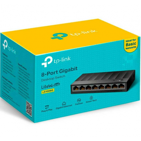 SWITCH TP-LINK LS1008G 8P GIGABIT